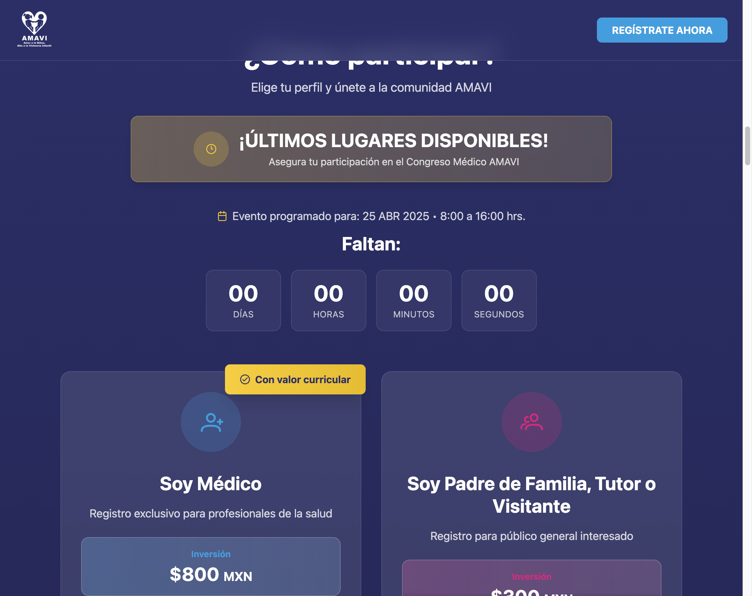 AMAVI - Congreso Médico con Weventia - Vista 2