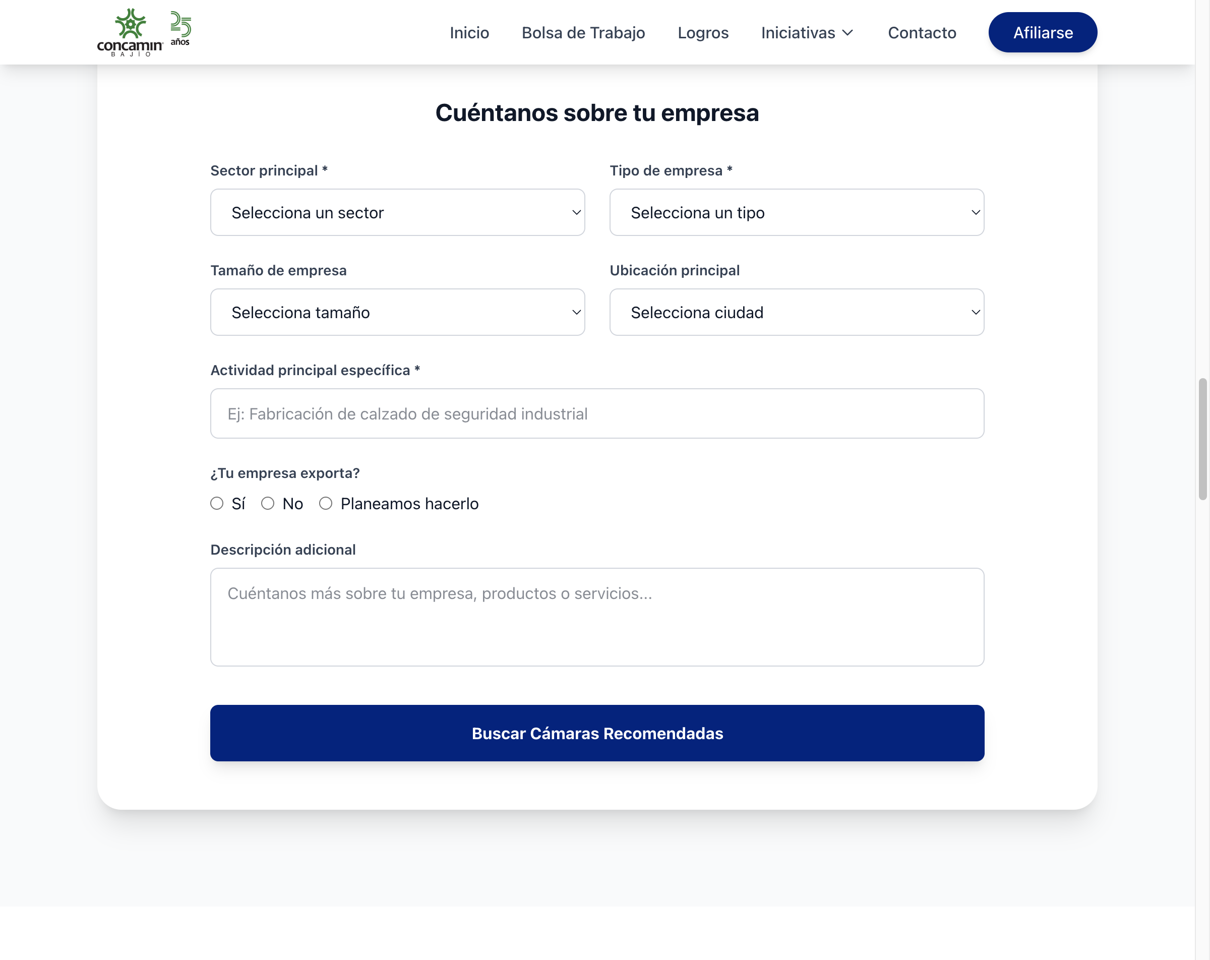 CONCAMIN Bajío - Portal de Cámaras Industriales - Vista 3