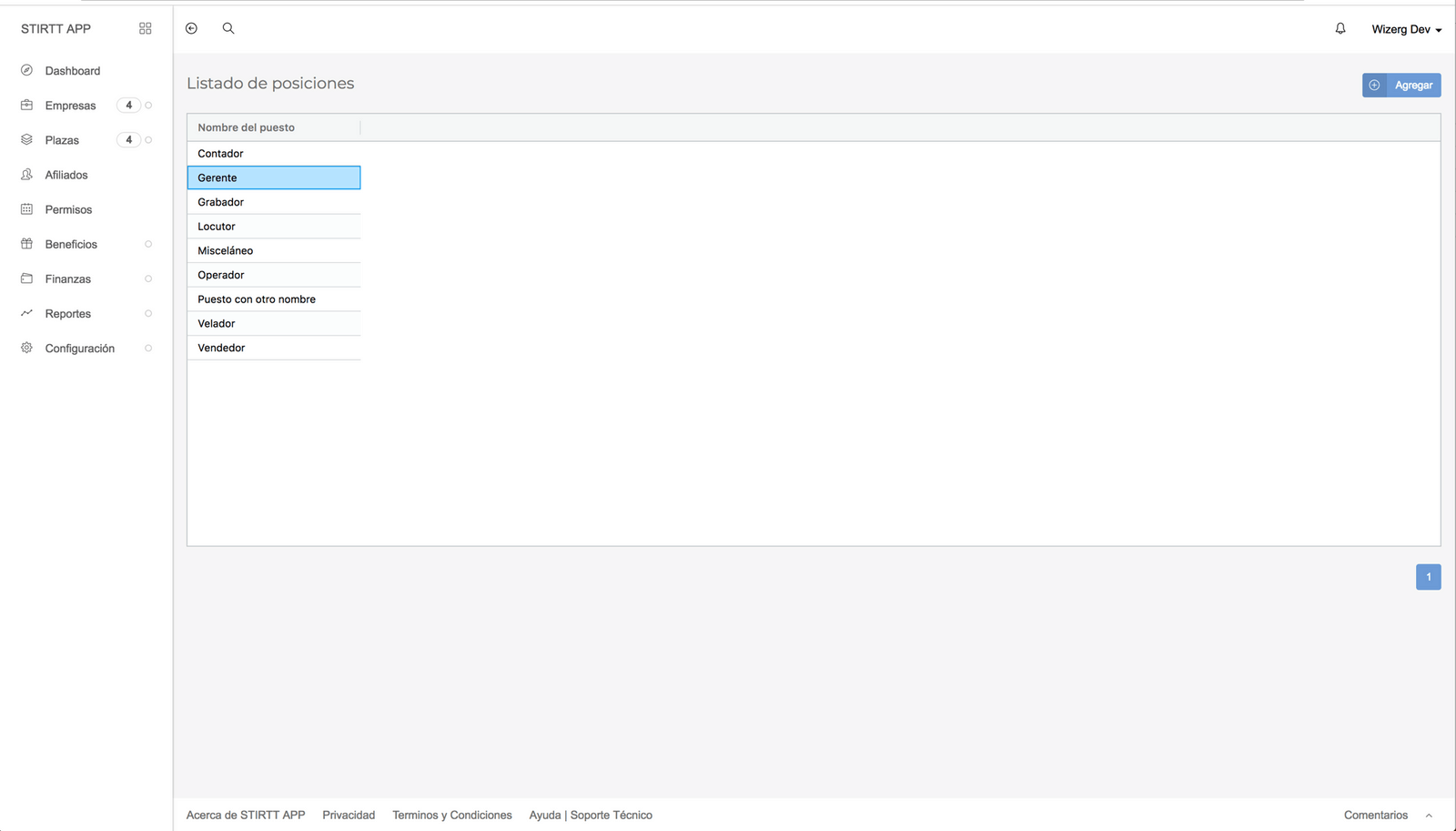 Plataforma STIRTT - Gestión Sindical Integral - Vista 4