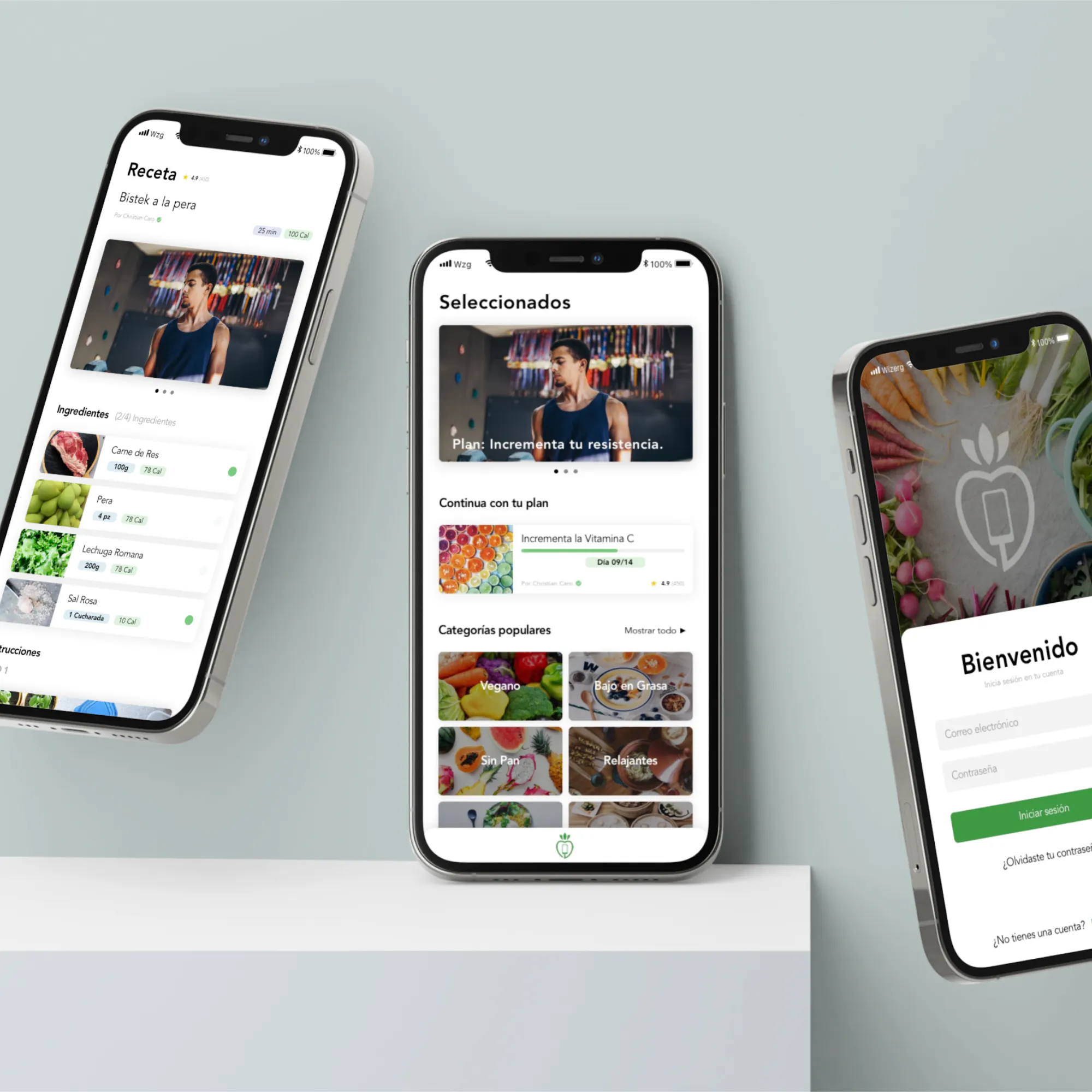 TechFood - Plataforma para Expertos en Nutrición - Vista 1