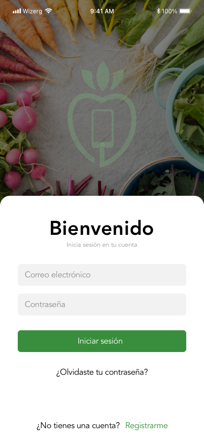 TechFood - Plataforma para Expertos en Nutrición - Vista 2