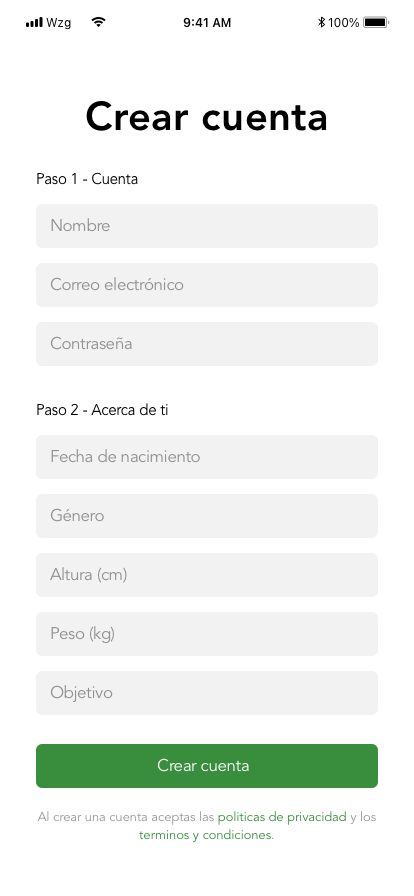 TechFood - Plataforma para Expertos en Nutrición - Vista 3